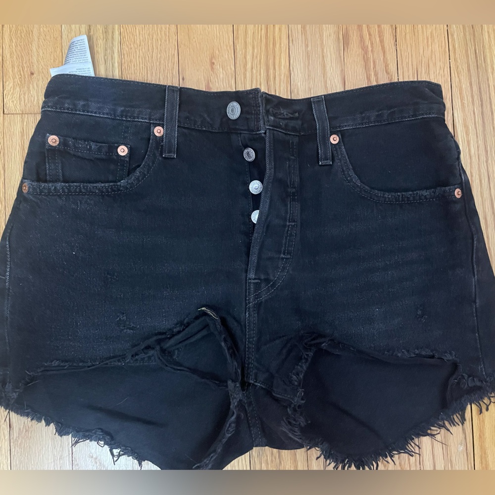 Levi’s black Jean shorts